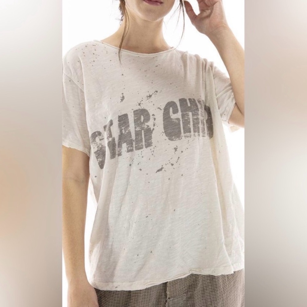 Magnolia Pearl NWT top 937  'Star Child' tee Moonlight One Size